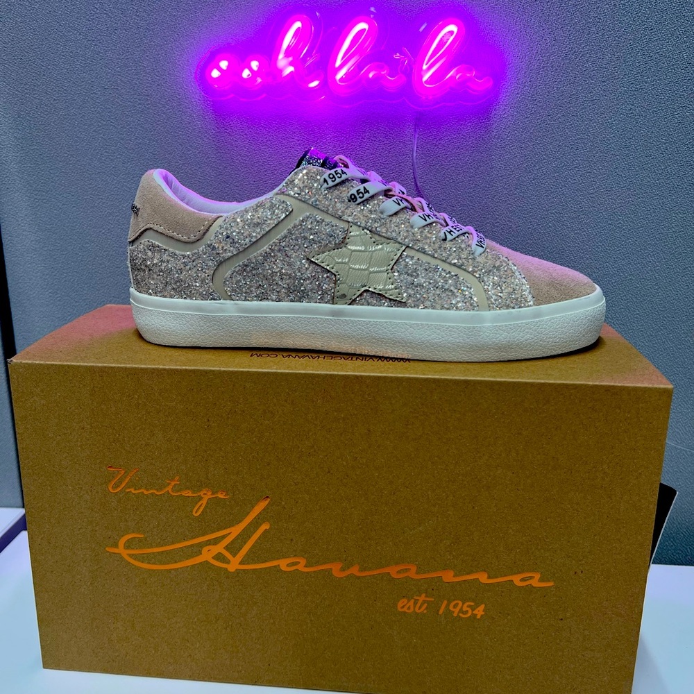 Vintage Havana Action Sneakers  - Taupe Multi